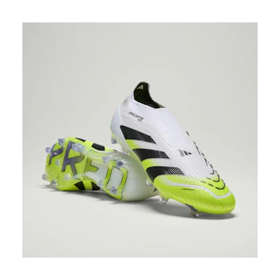 Adidas Predator Elite LL FG Soccer Cleats Cloud White/Core Black/Lucid Lemon