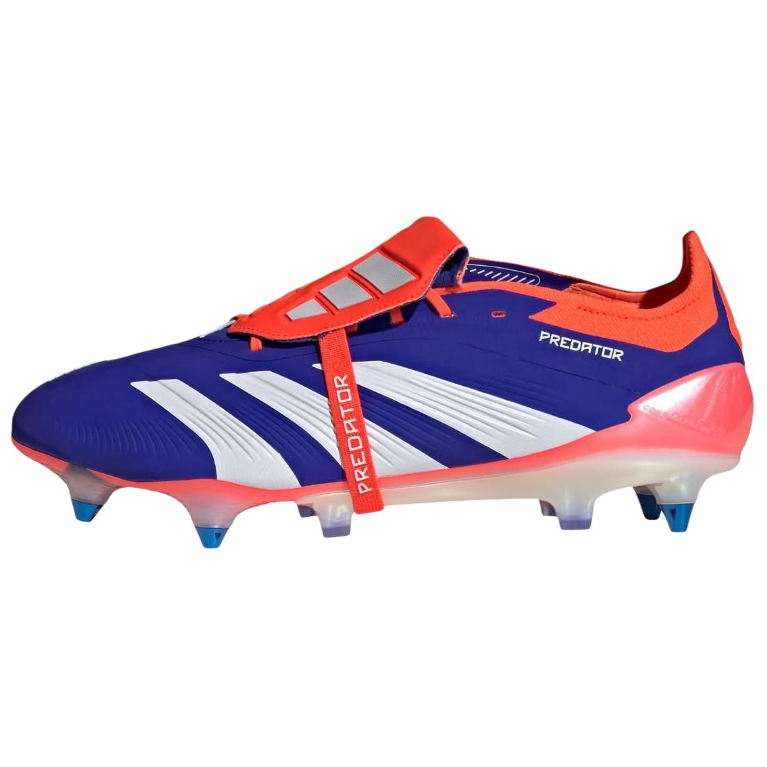 adidas PREDATOR ELITE Soccer Cleats Blue White Red - , Comfortable & Durable ID0918