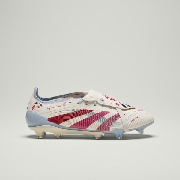 Lookbook Adidas Predator Elite TFG Botas Césped Natural Blanco Rosa Rubí Fútbol Firm Ground JQ4228