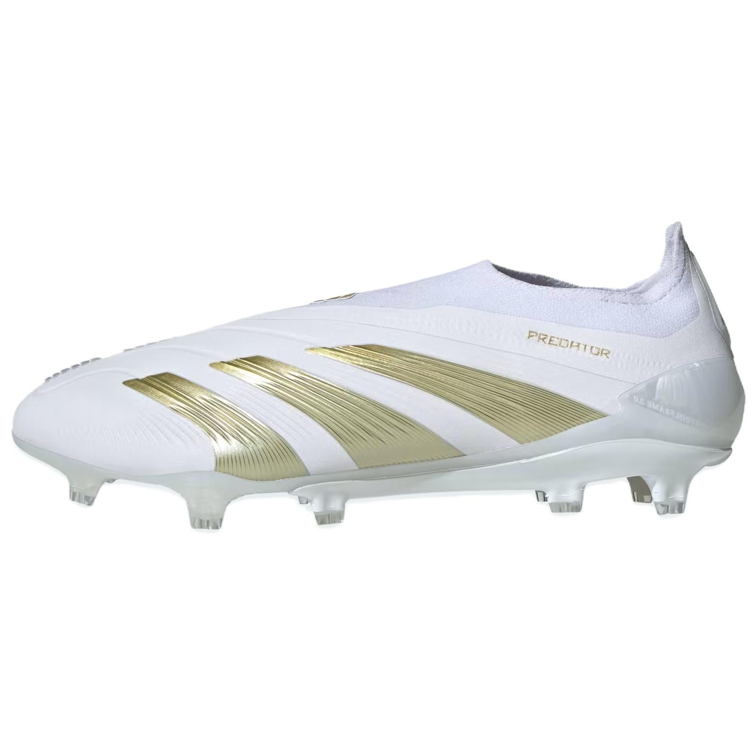 adidas Predator Elite White Gold Soccer Cleats Lightweight Non-Slip Durable IF6448