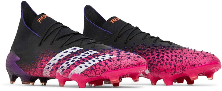 adidas Predator Freak.1 FG 'Demonskin - Hitam Merah Jambu Kejutan' FW7241 Cheap adidas Predator Freak.1 FG 'Demonskin - Hitam Merah Jambu Kejutan' FW7241