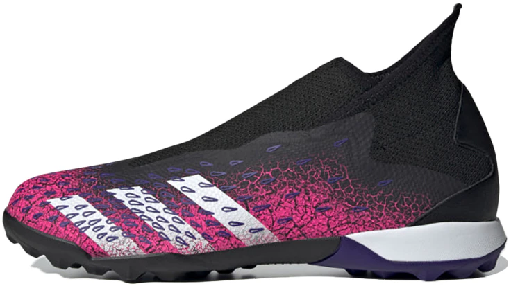 adidas-predator-freak-3-laceless-turf-black-pink-fw-7513