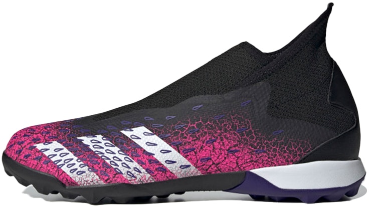 adidas-predator-freak-3-laceless-turf-black-pink-fw-7513