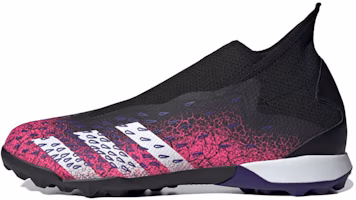 adidas Predator Freak.3 Laceless Turf 'Black Pink' FW7513 adidas Predator Freak.3 Laceless Turf 'Black Pink' FW7513