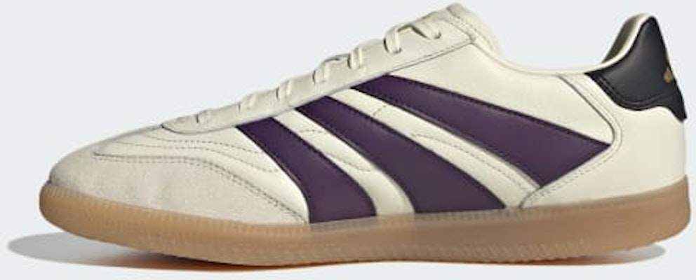 아디다스 프레데터 프리스타일 IN 실내 축구화 아이보리/오로라 플럼/골드 메탈릭 JI1161 Sizing 아디다스 프레데터 프리스타일 IN 실내 축구화 아이보리/오로라 플럼/골드 메탈릭 JI1161