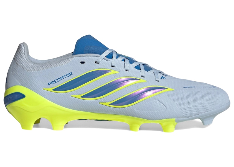 adidas Predator League FG 'Crystal Sky Ray Blue Team Solar Yellow 2' JR7882