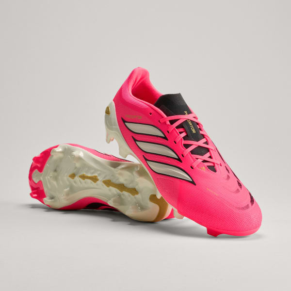 adidas Predator League FG Soccer Cleats Solar Turbo/Thermal Chrome/Core Black IH7158