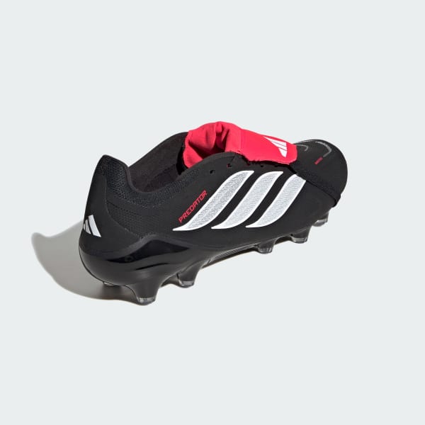 Sizing Adidas Predator League Fold-Over Hard Ground Soccer Cleats for Firm/Artificial Ground Core Black/Cloud White/Lucid Red KI6301