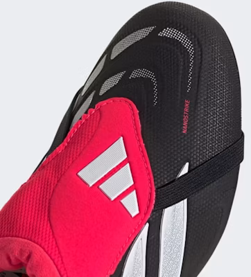 Adidas Predator League Fold-Over Hard Ground Soccer Cleats for Firm/Artificial Ground Core Black/Cloud White/Lucid Red KI6301 1