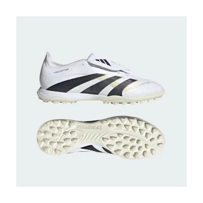 Adidas Predator League Fold-Over Tongue TF Turf Training Shoes Cloud White/Core Black/Gold Metallic