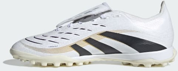 아디다스 프레데터 리그 접이식 텅 TF 터프 트레이닝화 클라우드 화이트/코어 블랙/골드 메탈릭 JR7012 Sizing 아디다스 프레데터 리그 접이식 텅 TF 터프 트레이닝화 클라우드 화이트/코어 블랙/골드 메탈릭 JR7012