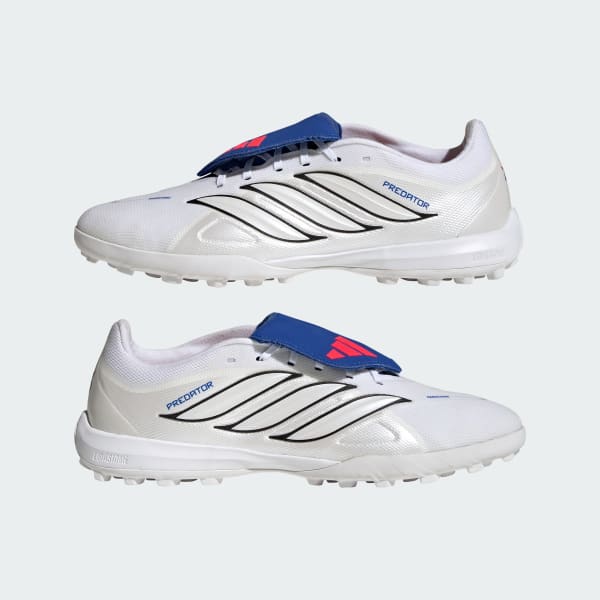 Cheap Adidas Predator League Zapatillas Fútbol Turf Blanco/Metálico Azul Real JS4853