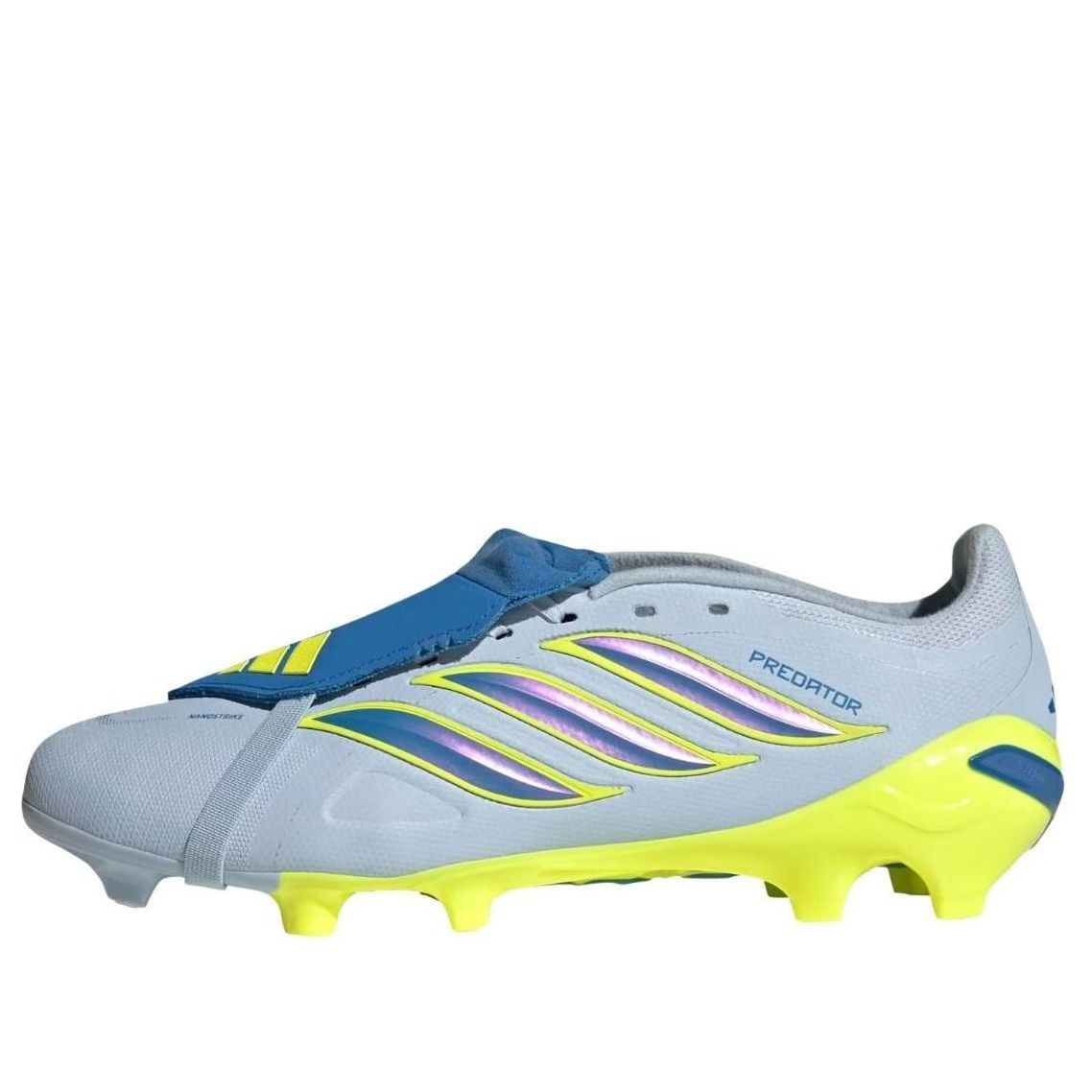 adidas Predator League Fold Over Tongue FG 'Crystal Sky Ray Blue Team Solar Yellow 2'