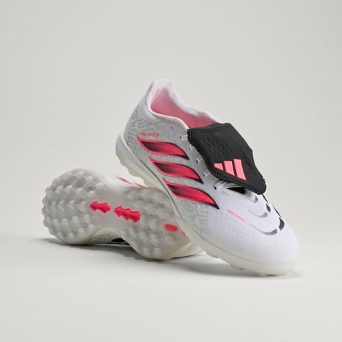 adidas Predator League Foldover Astro Turf Soccer Shoes Cloud White/Solar Turbo/Core Black IH7218