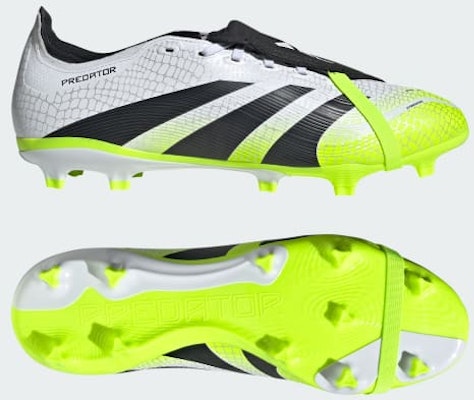 Adidas Predator League Foldover Tongue FG/MG Football Boots. Cloud White/Core Black/Lucid Lemon JI1111 Buy Adidas Predator League Foldover Tongue FG/MG Football Boots. Cloud White/Core Black/Lucid Lemon JI1111