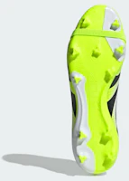 Shop Adidas Predator League 折舌FG/MG足球鞋 雲白/核心黑/亮檸檬 JI1111