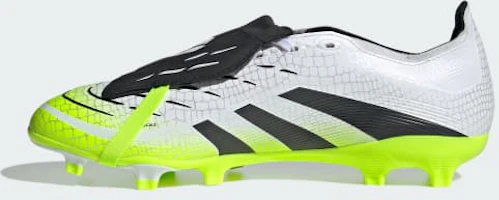 Sizing Adidas Predator League 折舌FG/MG足球鞋 雲白/核心黑/亮檸檬 JI1111