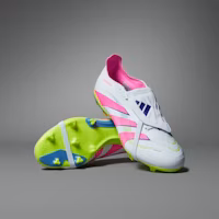 Adidas Predator League Foldover Tongue FG/MG Soccer Cleats Cloud White/Lucid Pink/Lucid Lemon ID1320 Adidas Predator League Foldover Tongue FG/MG Soccer Cleats Cloud White/Lucid Pink/Lucid Lemon ID1320