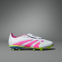 Lookbook Adidas Predator 聯賽摺舌足球鞋 雲白/晶粉/晶檸 (FG/MG 釘鞋) ID1320