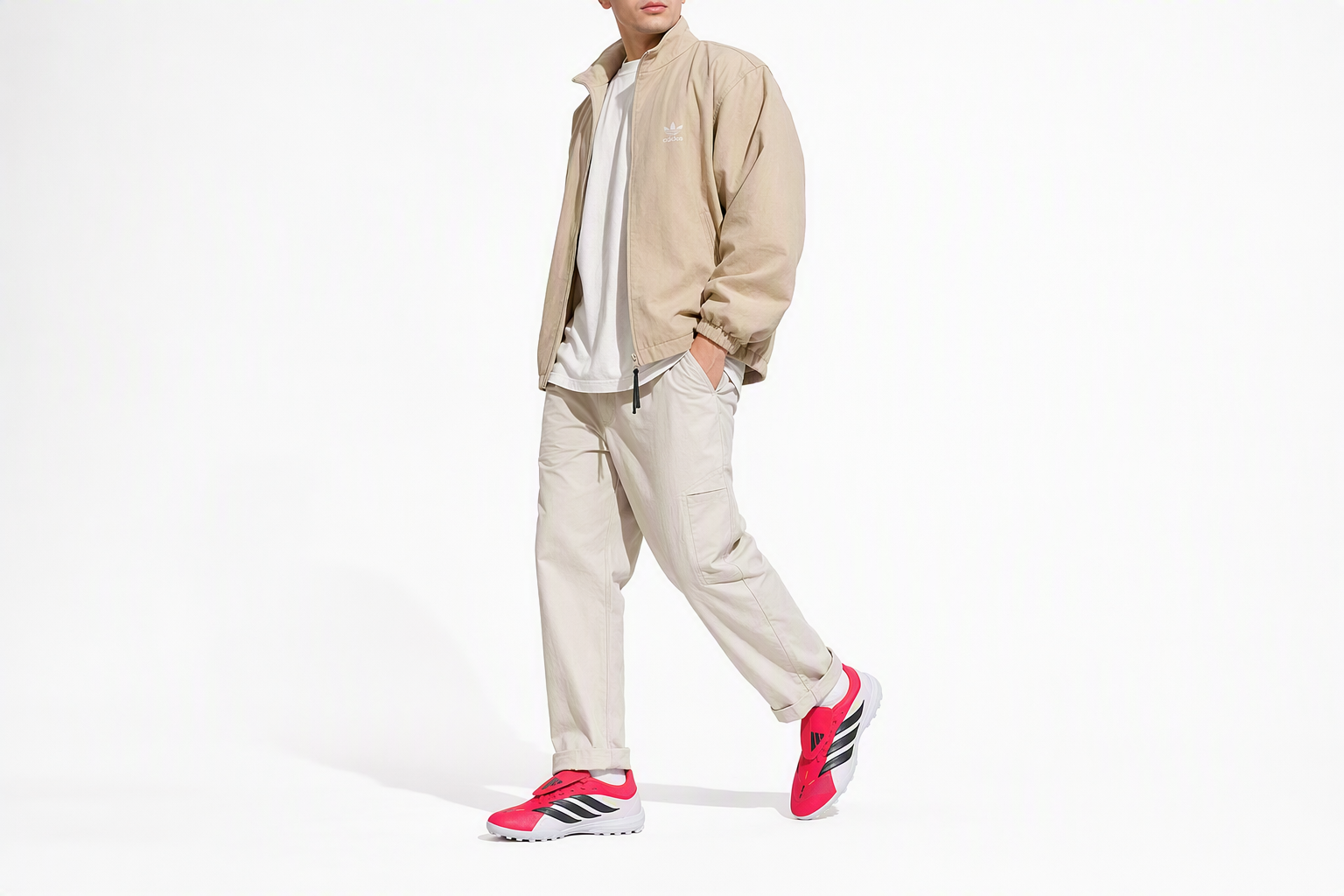 Order adidas Predator League 摺蓋人工草地足球鞋 鮮紅/黑色/雲白 JR7873