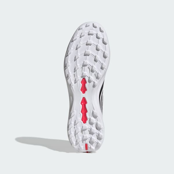 Shop adidas Predator League 摺蓋人工草地足球鞋 鮮紅/黑色/雲白 JR7873