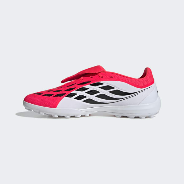 Sizing adidas Predator League 摺蓋人工草地足球鞋 鮮紅/黑色/雲白 JR7873