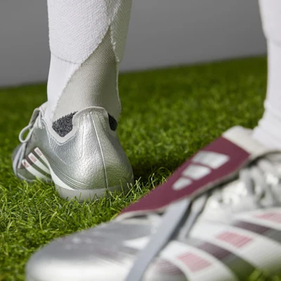 Adidas Predator League JB 折舌足球鞋 銀色/經典酒紅/栗色 FG/MG JQ2688 3