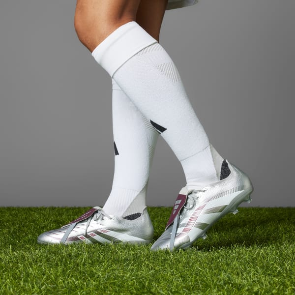 Lookbook Adidas Predator League JB 折舌足球鞋 銀色/經典酒紅/栗色 FG/MG JQ2688