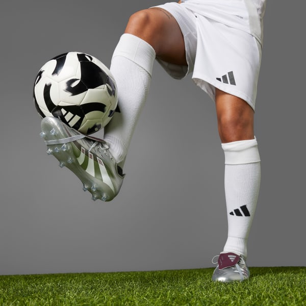 Cheap Adidas Predator League JB 折舌足球鞋 銀色/經典酒紅/栗色 FG/MG JQ2688