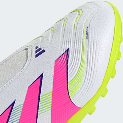 Adidas Predator League Race-less TF Cloud White/Lucid Pink/Lucid Lemon ID3822 1