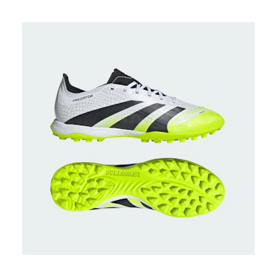 Adidas Predator League TF Soccer Cleats Cloud White/Core Black/Lucid Lemon