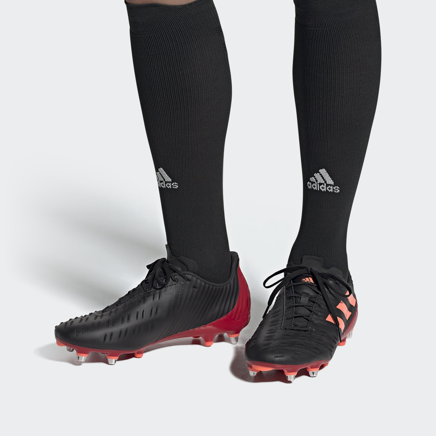 Sizing adidas Predator Malice Control Césped Blando 'Negro Rojo' EH0141