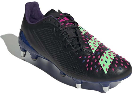 adidas Predator Malice Sg Boots 'Black Blue Green' GZ4165 Lookbook adidas Predator Malice Sg Boots 'Black Blue Green' GZ4165