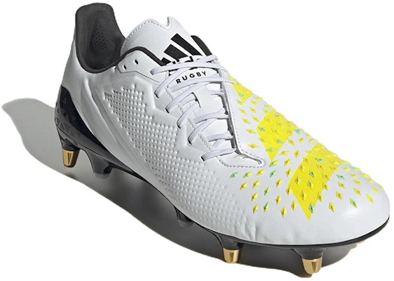 adidas Predator Malice SG Boots 'White Yellow' GZ4164 Lookbook adidas Predator Malice SG Boots 'White Yellow' GZ4164