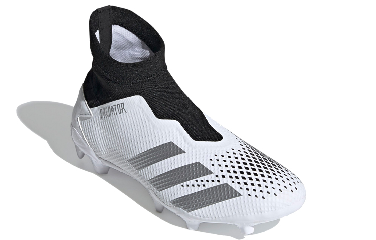 Lookbook adidas Predator Mutator 20.3 Laceless Firm Ground Voetbalschoenen ''Wit Zilver Zwart'' FW9198