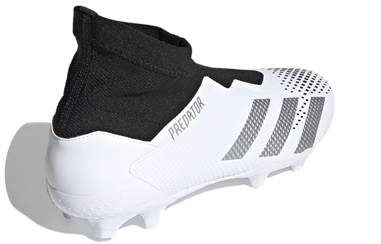 Shop adidas Predator Mutator 20.3 Laceless Firm Ground Voetbalschoenen ''Wit Zilver Zwart'' FW9198
