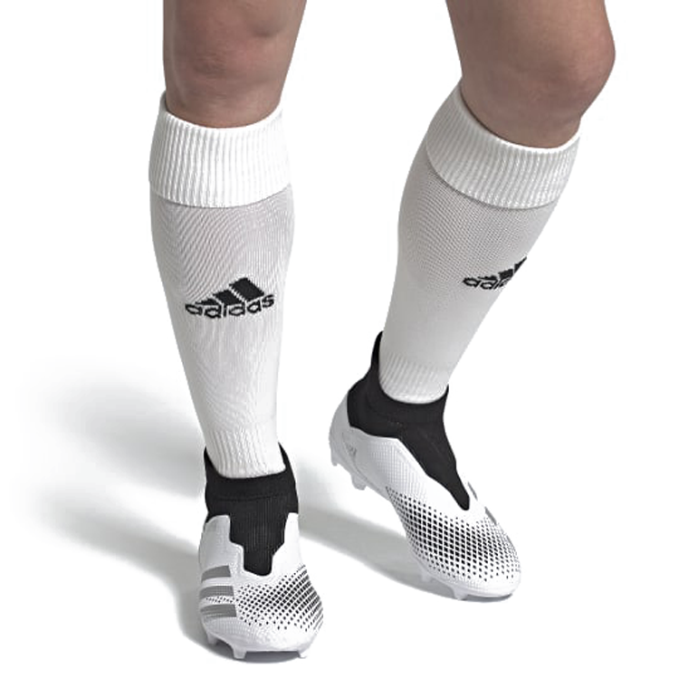 Sizing adidas Predator Mutator 20.3 Laceless Firm Ground Voetbalschoenen ''Wit Zilver Zwart'' FW9198