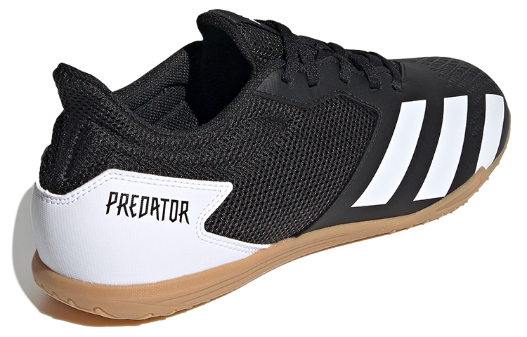 Shop adidas Predator 20.4 室內足球鞋 黑白棕