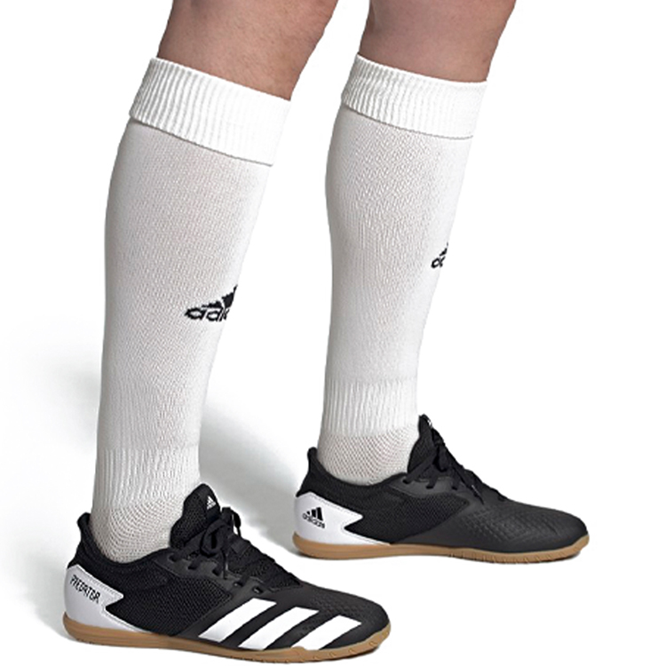 Sizing adidas Predator 20.4 室內足球鞋 黑白棕