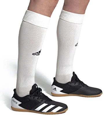 adidas Predator 20.4 室內足球鞋 黑白棕 Sizing adidas Predator 20.4 室內足球鞋 黑白棕