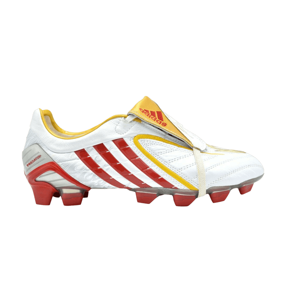 Adidas Predator Powerswerve TRX FG Red Leather Football Soccer Boots Cleats  | eBay