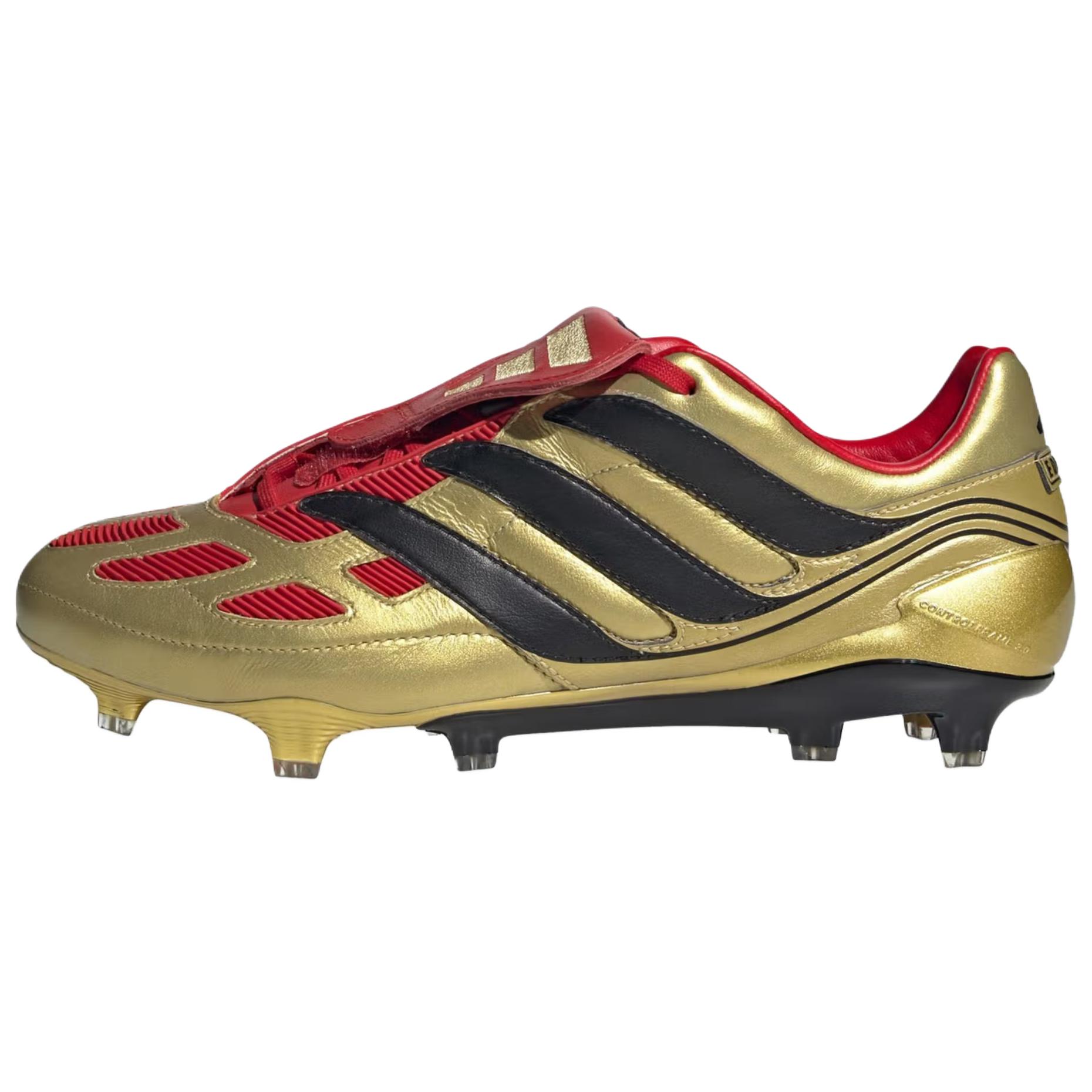 adidas Predator Precision Gold/Black/Red Soccer Cleats Durable & Non-Slip IH0944