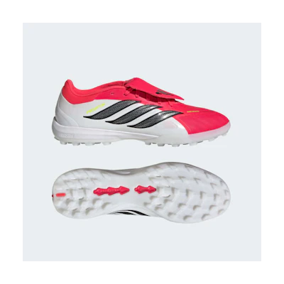 Adidas Predator PRO Fold-Over Tongue Turf Football Training Shoes Lucid Red/Core Black/Cloud White