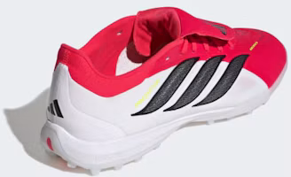 Details for Adidas Predator PRO Fold-Over Tongue Turf Football Training Shoes Lucid Red/Core Black/Cloud White JR7866