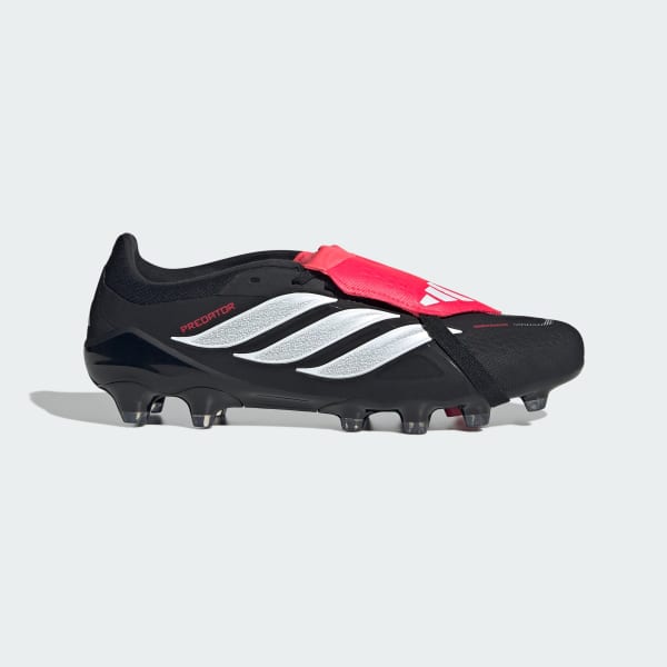 Lookbook Adidas Predator PRO Hard Ground Soccer Boots with Fold-Over Tongue Core Black/Cloud White/Lucid Red KI8756