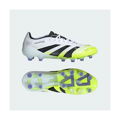 Adidas Predator Pro HG/AG Japan Soccer Cleats for Firm & Artificial Ground Cloud White/Core Black/Lucid Lemon