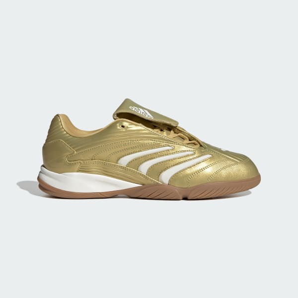 adidas Predator Salah Soccer Cleats Gold Metallic/Core White/Gum IH7019