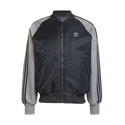 adidas Premium Collegiate Jacket Black Retro Sports Long Sleeve Casual IZ0409