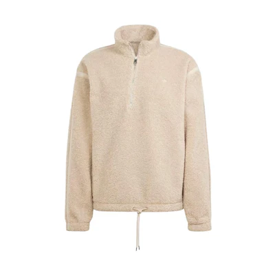 adidas Premium Essentials Half Zip Pullover Beige Sweatshirt IM4451