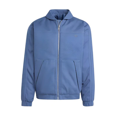 adidas Premium Essentials Retro Zip-Up Jacket Blue Casual Sportswear IY2283